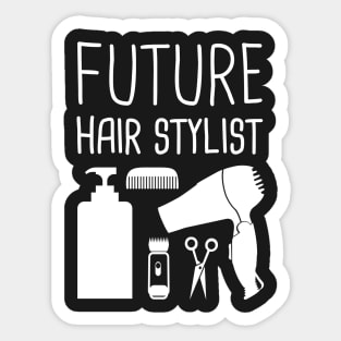Future Hair Stylist Sticker